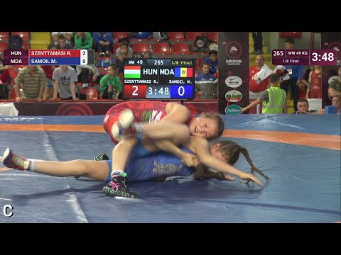 1/8 WW - 49 kg: R. SZENTTAMASI (HUN) v. M. SAMOIL (MDA)