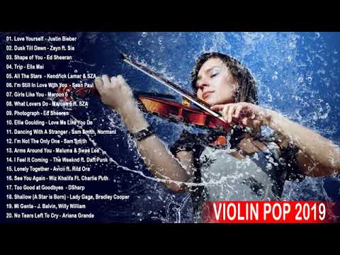 Top 20 De Violín Pop 2019 - Las Mejores Canciones De Portada De Violín 2019