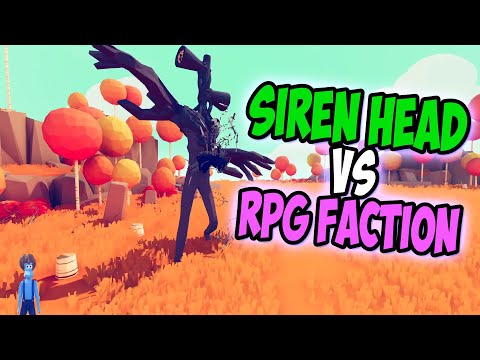 Which will win? Siren Head vs RPG TABS Faction - TABS MODS GAMEPLAY