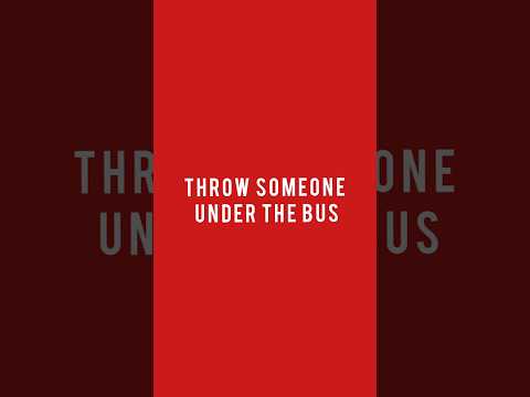 What 'Thrown Under the Bus' Really Means 😳 | English Idioms Explained #LearnEnglish#SpeakEnglish