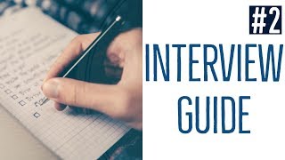 Interview guide (Qualitative interviews #2)