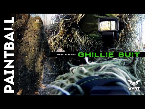 Ghillie Suit First Attempt - MAGFED Paintball