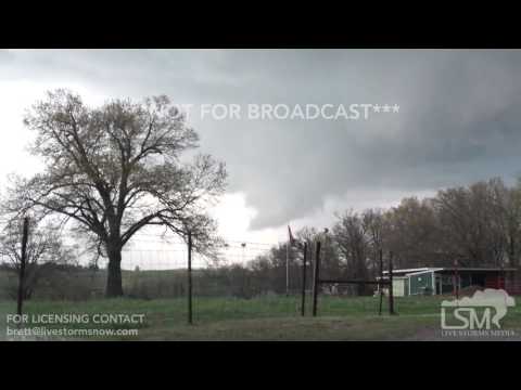3 29 17 Harrison, AR  Timelapse Of Wall Cloud With Possible Funnel On Tornado Warned Storm