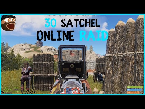 Rust - ONLINE SATCHEL RAID with 30+ SATCHELS