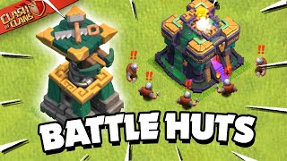 New Battle Builder Huts Explained! New Defense in Clash of Clans!
