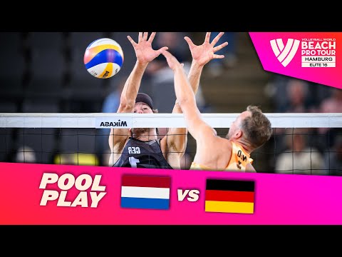 Boermans/de Groot vs. Henning/Just - Pool Play Highlights | Hamburg 2024 #BeachProTour