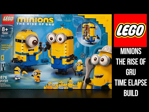 LEGO Minions The Rise of Gru Brick Built Minions and Their Lair Build