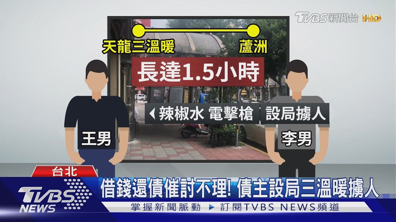為討50萬! 男遭「電擊槍、辣椒水」街頭押走