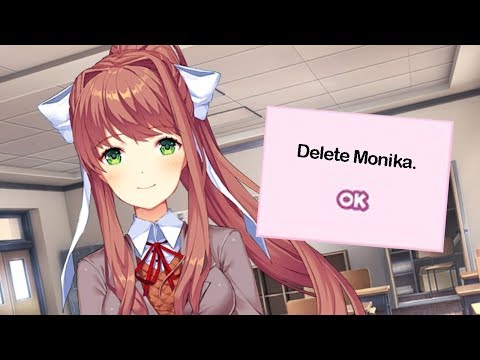 Trick Monika into deleting herself! Doki Doki Literature club