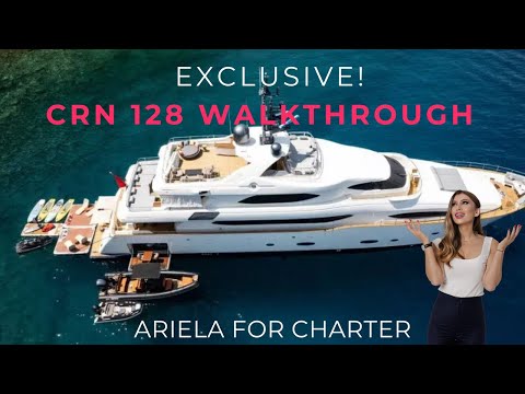 THIS 128 CRN SUPERYACHT "ARIELA" IS MADE TO EXPLORE THE WORLD!