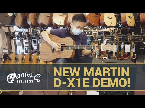Обзор электроакустической гитары Martin D-X1E