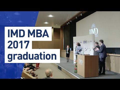IMD MBA Graduation Ceremony - Class of 2017