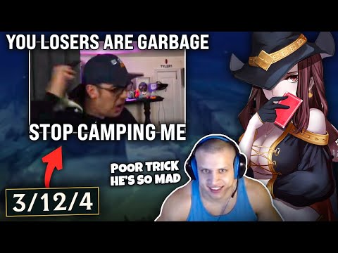 Camping Trick2G until he lost his mind in Twitch Rivals (Ft. Team Tyler1)