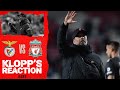 Jürgen Klopp's reaction as Reds take advantage over Benfica in UCL quarter-finals