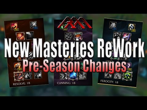 The New Masteries - Pre-Season/Season 6 - League of Legends