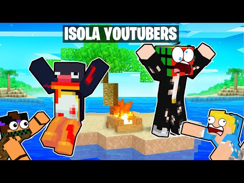 SIAMO NAUFRAGATI SULL'ISOLA DEGLI YOUTUBERS!!! *MINECRAFT*