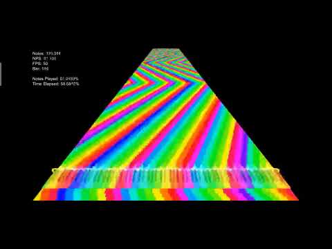 rainbow nut. 18 milion notes (Black midi)