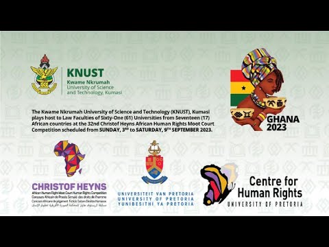 CHRISTOF HEYNS AFRICAN HUMAN RIGHTS MOOT  COURT COMPETITION 2023
