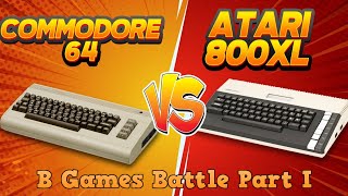 C64 vs Atari 800XL Best B Games Face Off 🕹️