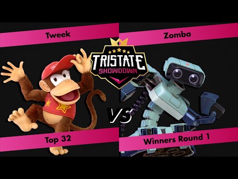 Tristate Showdown #2 - Tweek (Diddy Kong) VS Zomba (R.O.B.) - Top 32 - Winners Round 1