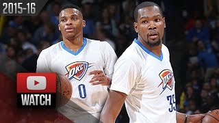 Kevin Durant - Russell Westbrook - Oklahoma City Thunder