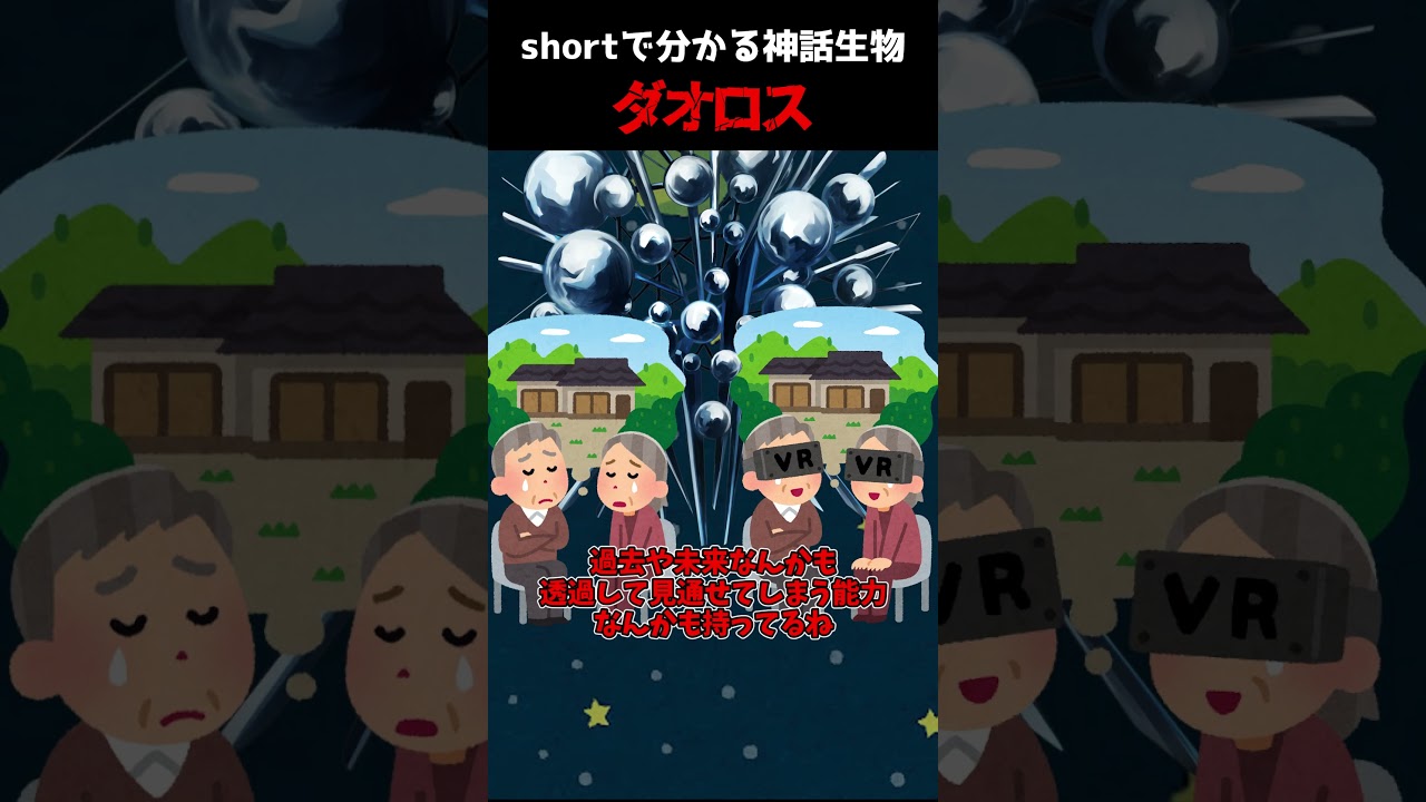 【CoC解説】shortで分かる神話生物紹介ダオロス編 #shorts #trpg #games