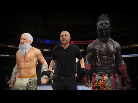 UFC 4 - Old Bruce Lee vs. Hell Gladiator - Epic Fight 👊🐉