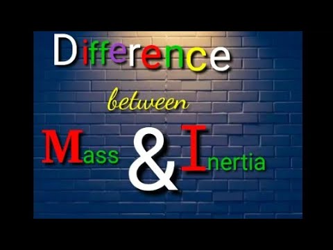 image-What is mass and inertia with example?