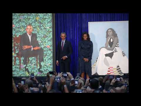 Paintings Of Barack And Michelle Obama Unveiled At Portrait Gallery