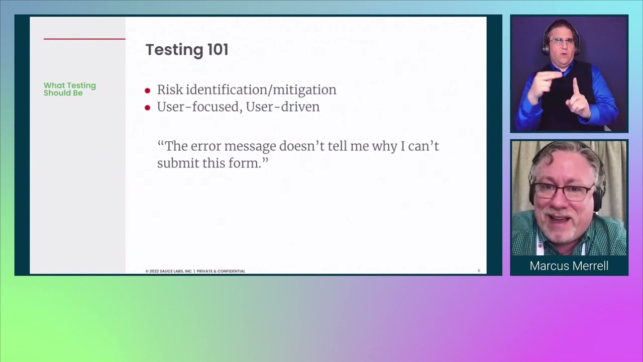 Testing for Accessibility Scaling for Automation and Continuous Delivery - axe-con 2022
