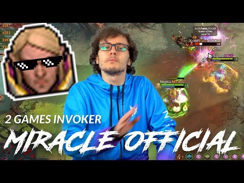 THE BEST MID HERO: INVOKER!! - Miracle Official