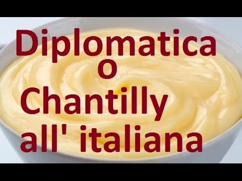 Diplomatica o Crema Chantilly all'italiana by Paolo Brada DIY