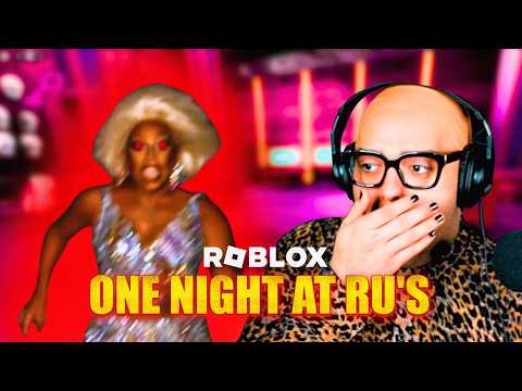 Playing The New RUPAUL HORROR GAME on Roblox (ACTUALLY SCARY!)