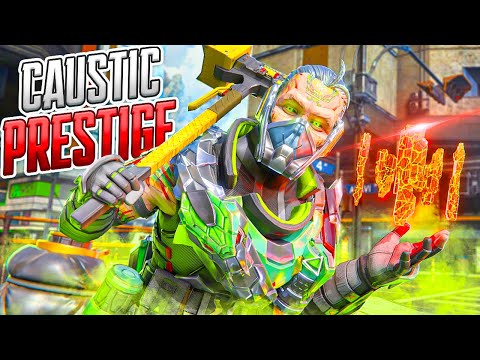 Movement Player Unlocks The Caustic Prestige Heirloom Skin...