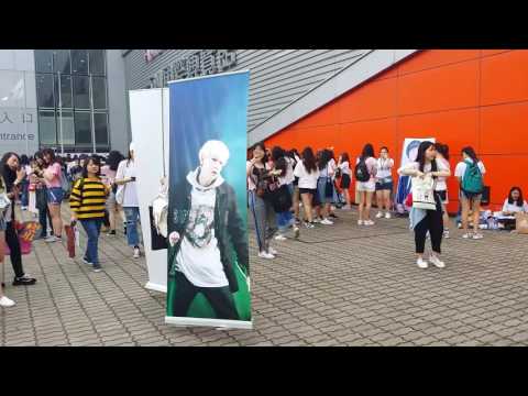 170513  BTS Wings Tour in Hong Kong ~ outside AsiaWorld Expo 1