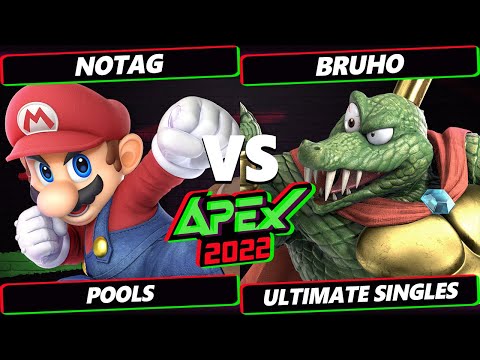 Apex 2022 - NoTag (Samus, Mario) Vs. Bruho (King K Rool) SSBU Ultimate Tournament