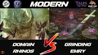 Domain Rhinos VS Grinding Emry [MTG Modern]