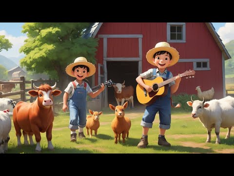 Sing & Learn on the Farm | Chunnu & Munnu’s Day with Animals | Animal Sounds & Farm Fun for Kids