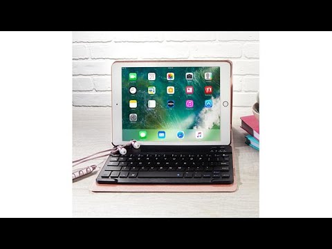 Apple 2018 iPad 9.7 32GB Tablet w/Keyboard Case and Wire...