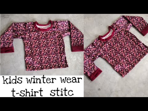 kids winter wear t-shirt stitching # CHANPREET DRESS MAKING