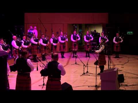 Ceolry from the Greater Glasgow Police Pipe Band, Farley Bridge August 2014