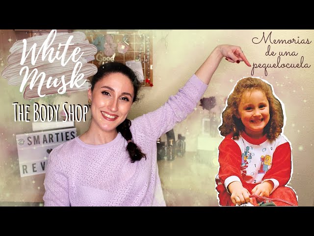 Vídeo relacionado con Cosmética femenina de la marca The body shop, cosmética natural, White Musk Body Lotion 250 mililitros B