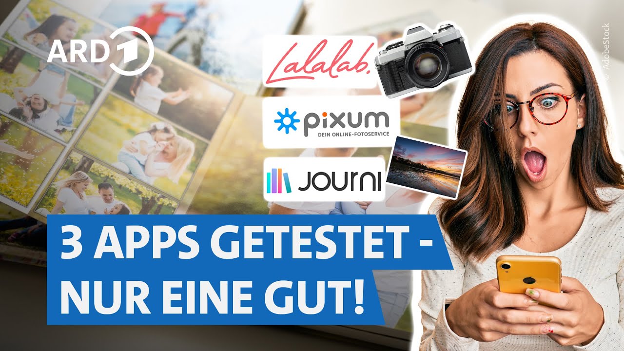 Fotobücher per App gestalten im Test - YouTube Video
