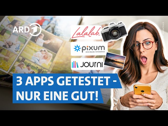 Fotobücher per App gestalten im Test - YouTube Video