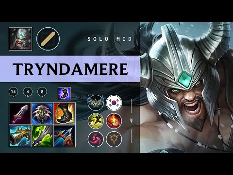 Tryndamere Mid vs Twisted Fate - KR Challenger Patch 26.01