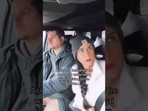 When I asked my husband if he wanted to know why I am not speaking to him…wait for it 🤣 #shorts