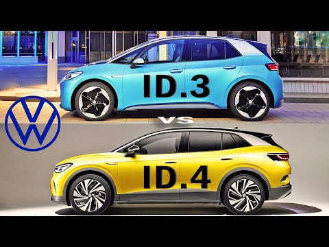 Volkswagen ID.4 vs ID.3 - Design compare | electric car compare