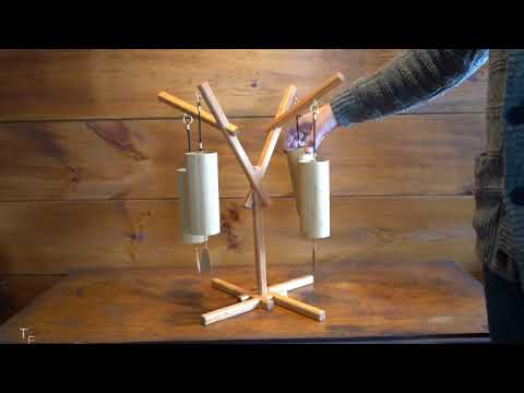 Set 4 Carillons Koshi terra aqua aria ignis instrument musique à vent