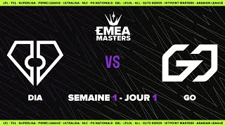 EMEA Masters Summer 2023 - Play IN - DIA vs GO