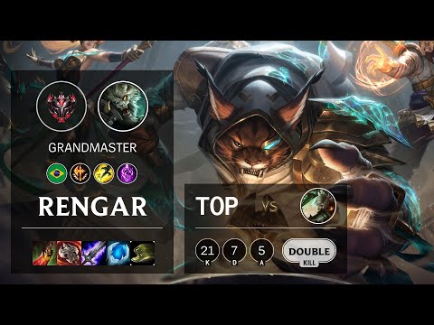 Rengar Top vs Riven - BR Grandmaster Patch 10.19